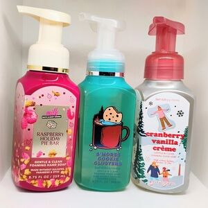 Bath & Body Works Foaming Hand Soap Trio - Pink, Teal, White